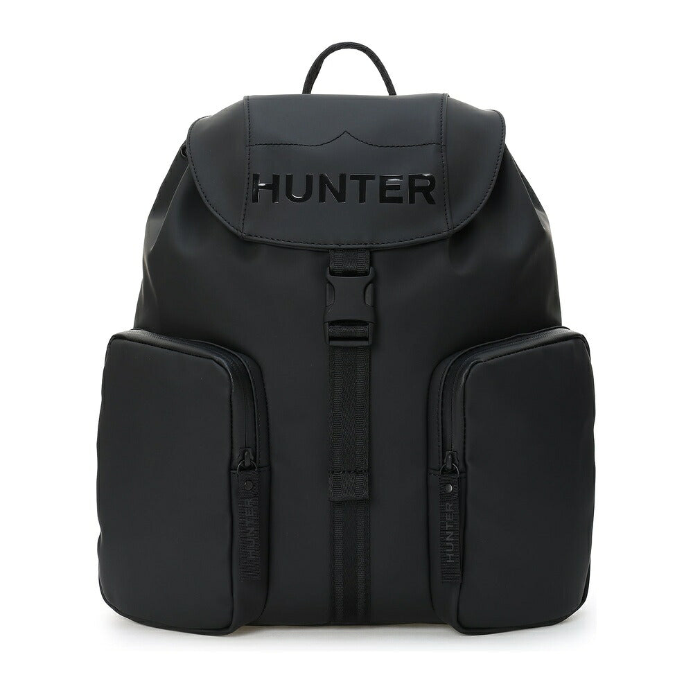 ハンターHUNTERUBB7141RPLオリジナルライトウェイトラバライズドミディバックパックカラー：ブラックリュックデイパック