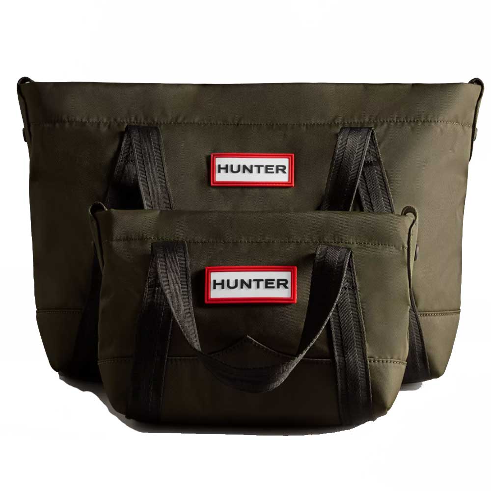 ハンター HUNTER UBS1201KBM ナイロン ミディアム トップ クリップ トート バッグ （カラー：ダークオリーブ） トートバッグ ショルダーバッグ