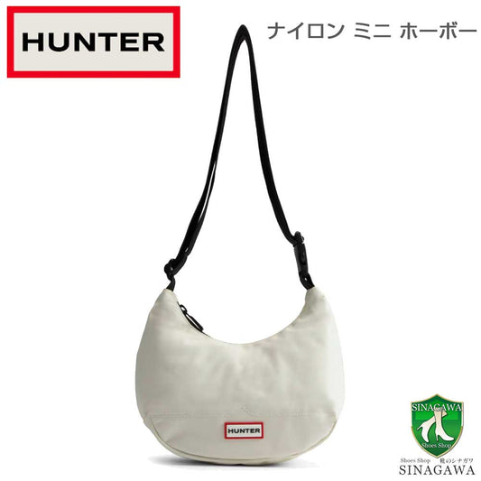 ハンターHUNTERUBS3600KBMナイロンミニホーボー（カラー：ソフトサンド）クロスボディトートバッグショルダーバッグ