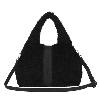 ハンターHUNTERUBX5522PRCBLKブークレミディアムトート（カラー：ブラック）ショルダーハンドバッグ