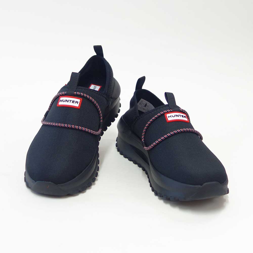 ハンターHUNTERUFF3118NRS（ユニセックス）イン/アウトフローリップストップスリッポン（カラー：ブラック）コンフォートシューズストレッチ「靴」