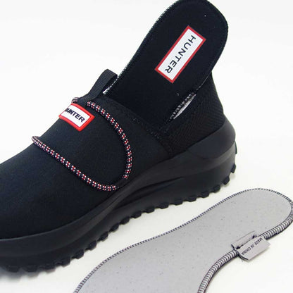 ハンターHUNTERUFF3118NRS（ユニセックス）イン/アウトフローリップストップスリッポン（カラー：ブラック）コンフォートシューズストレッチ「靴」