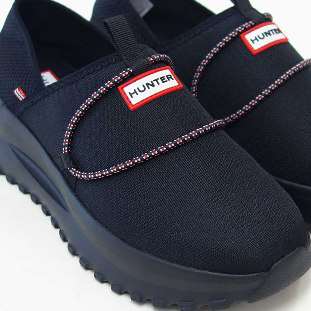 ハンターHUNTERUFF3118NRS（ユニセックス）イン/アウトフローリップストップスリッポン（カラー：ブラック）コンフォートシューズストレッチ「靴」