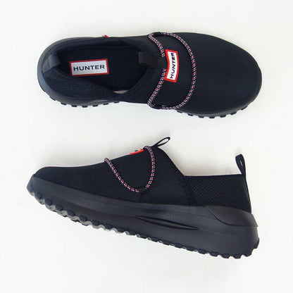 ハンターHUNTERUFF3118NRS（ユニセックス）イン/アウトフローリップストップスリッポン（カラー：ブラック）コンフォートシューズストレッチ「靴」