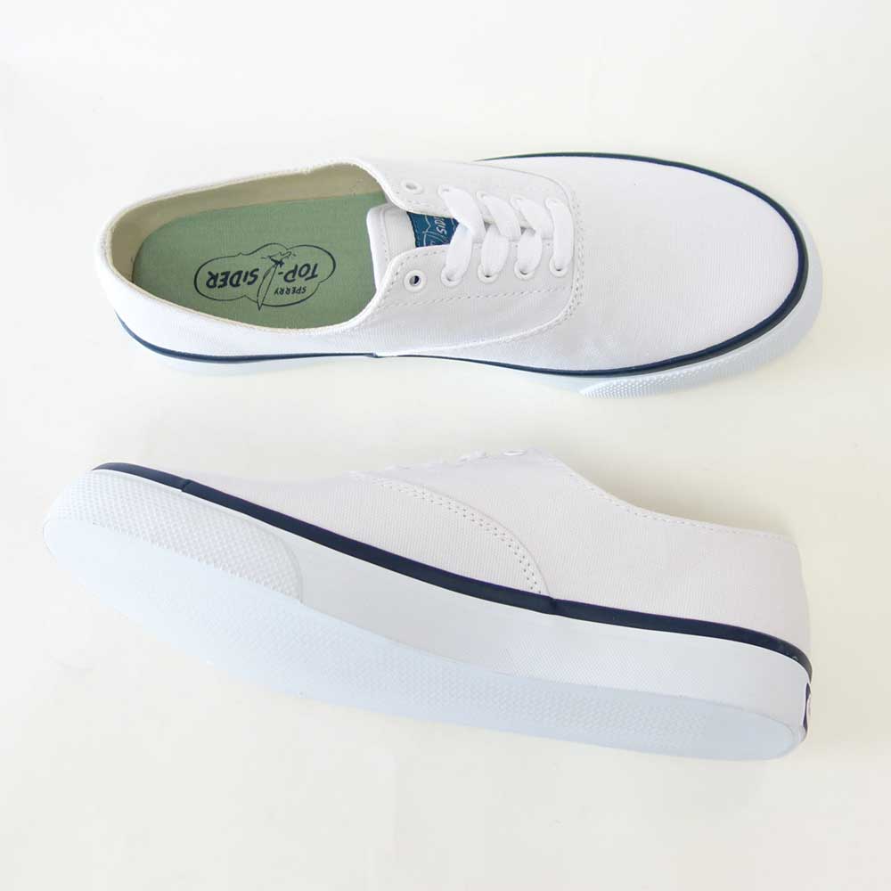 SPERRY（スペリートップサイダー）TOP-SIDERクラシッククラウドCVOuff4101cnv（ユニセックス）ホワイトデッキシューズレースアップスニーカー「靴」