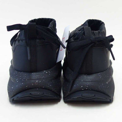 ハンターHUNTERUFF7122WWU（レディース）グリップパフレーススリッポントレーナー：ブラック防水防滑防寒スリッポンブーティ「靴」