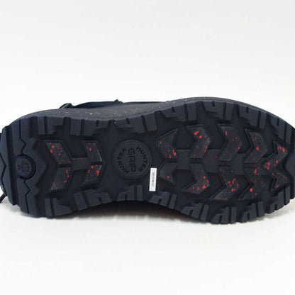 ハンターHUNTERUFF7122WWU（レディース）グリップパフレーススリッポントレーナー：ブラック防水防滑防寒スリッポンブーティ「靴」