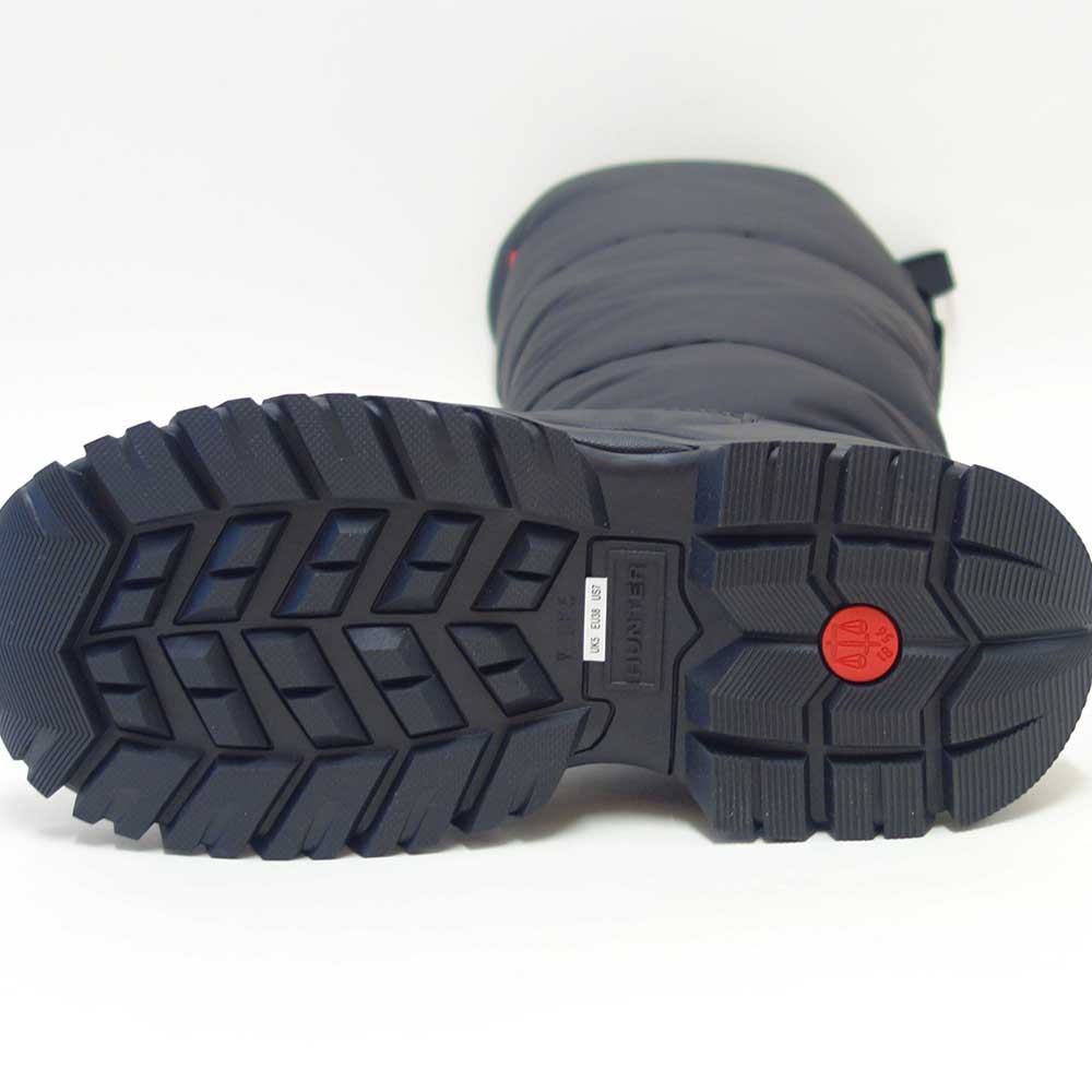 ハンターHUNTERUFT7120NYL（レディース）イントレピッドワンダラートールスノーブーツ：ブラック防水防寒スリッポンロングブーツ「靴」