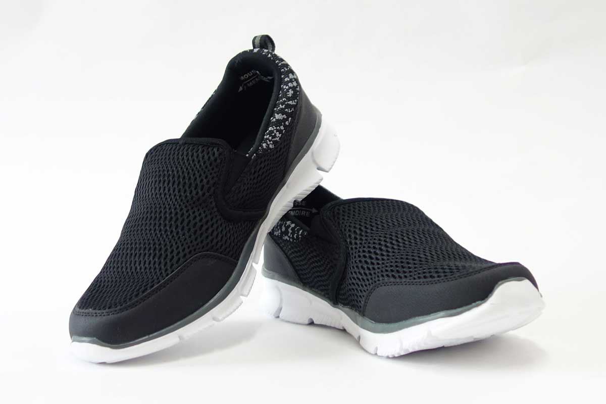 PodoWell ポドウエル VALOIS （ヴァロア） ブラック（メンズ） ゆったり幅広 リハビリ 介護シューズ 「靴」