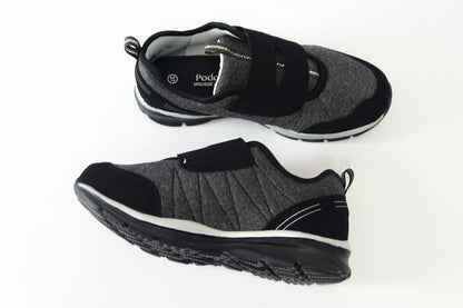 PodoWell ポドウエル VENDEE（ヴァンデ） ブラック（レディース） ゆったり幅広 リハビリ 介護シューズ 「靴」