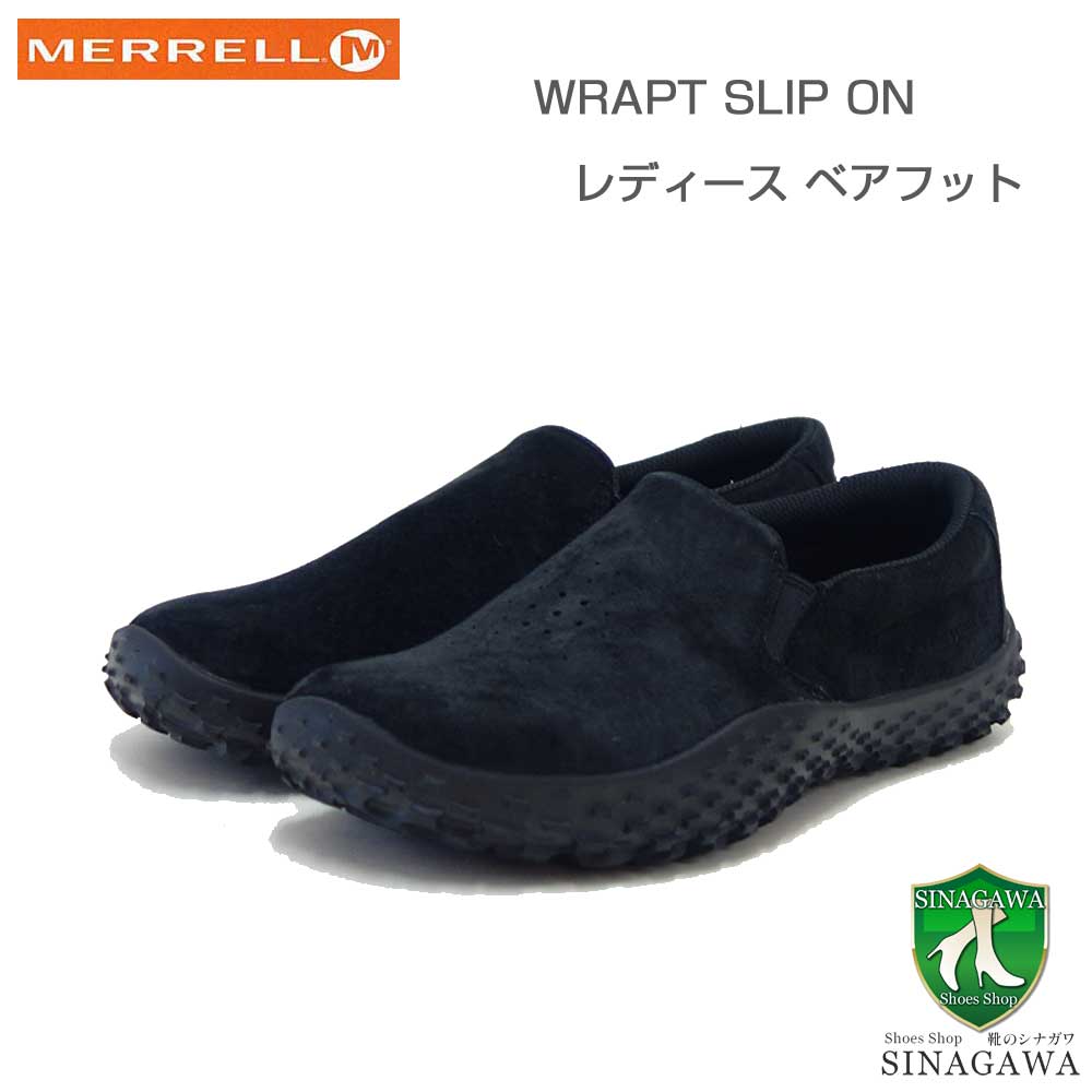 MERRELLメレルラプトWRAPTSSLIPON（レディース）w008858ブラックベアフットシューズローカットスリッポンモデル「靴」