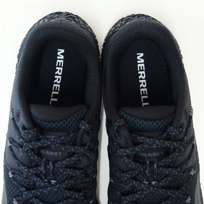 MERRELLメレルトレイルグローブ7TRAILGLOVE7（レディース）w037336ブラックベアフットシューズローカットハイキングモデル「靴」
