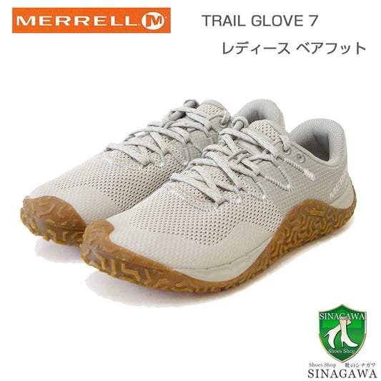 MERRELLメレルトレイルグローブ7TRAILGLOVE7（レディース）w068706バサルトベアフットシューズローカットハイキングモデル「靴」