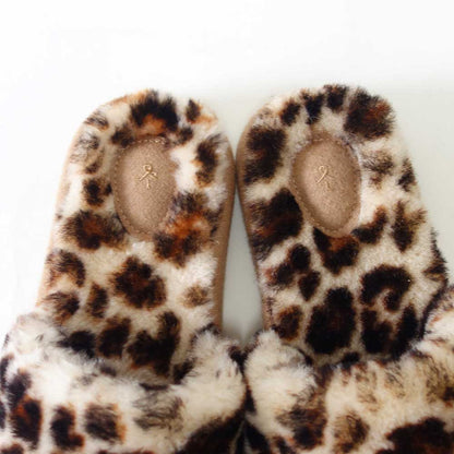 エミューEMUW13203MckayLeopardファーサンダル（レディース）カラー：LeopardPrintムートンサンダルフラットシューズルームシューズミュール「靴」