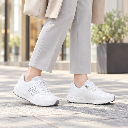 newbalanceニューバランスダイナソフト363V9w3634gxホワイト（レディース）2E幅ゆったりフィットのウォーキングシューズサイドファスナー付き「靴」