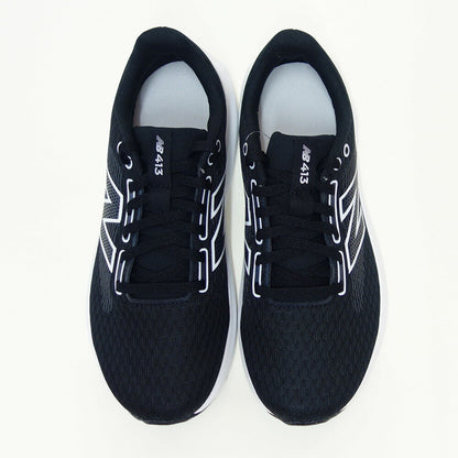 ニューバランスnewbalance413v3w413lk3ブラック／ホワイト（レディース）スニーカーウォーキングハイキングD軽量「靴」