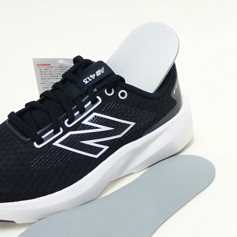 ニューバランス new balance 413 v3 w413lk3 ブラック／ホワイト