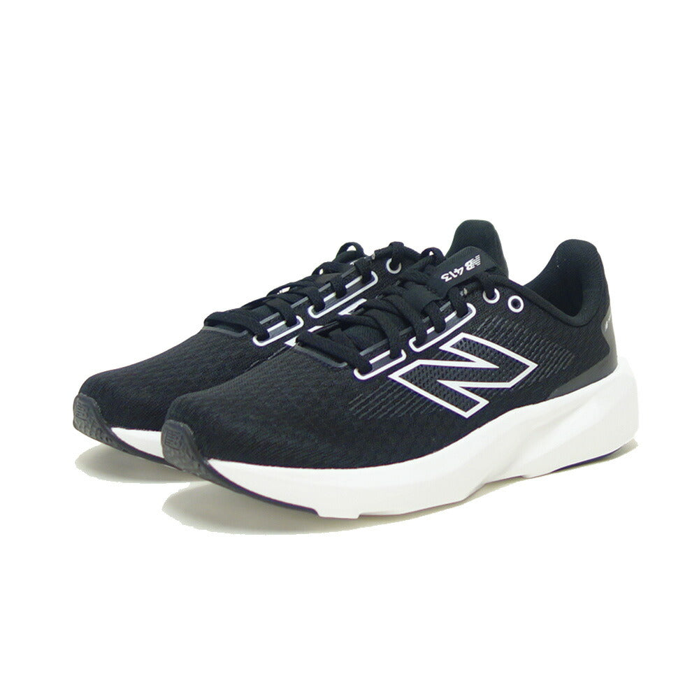 ニューバランスnewbalance413v3w413lk3ブラック／ホワイト（レディース）スニーカーウォーキングハイキングD軽量「靴」