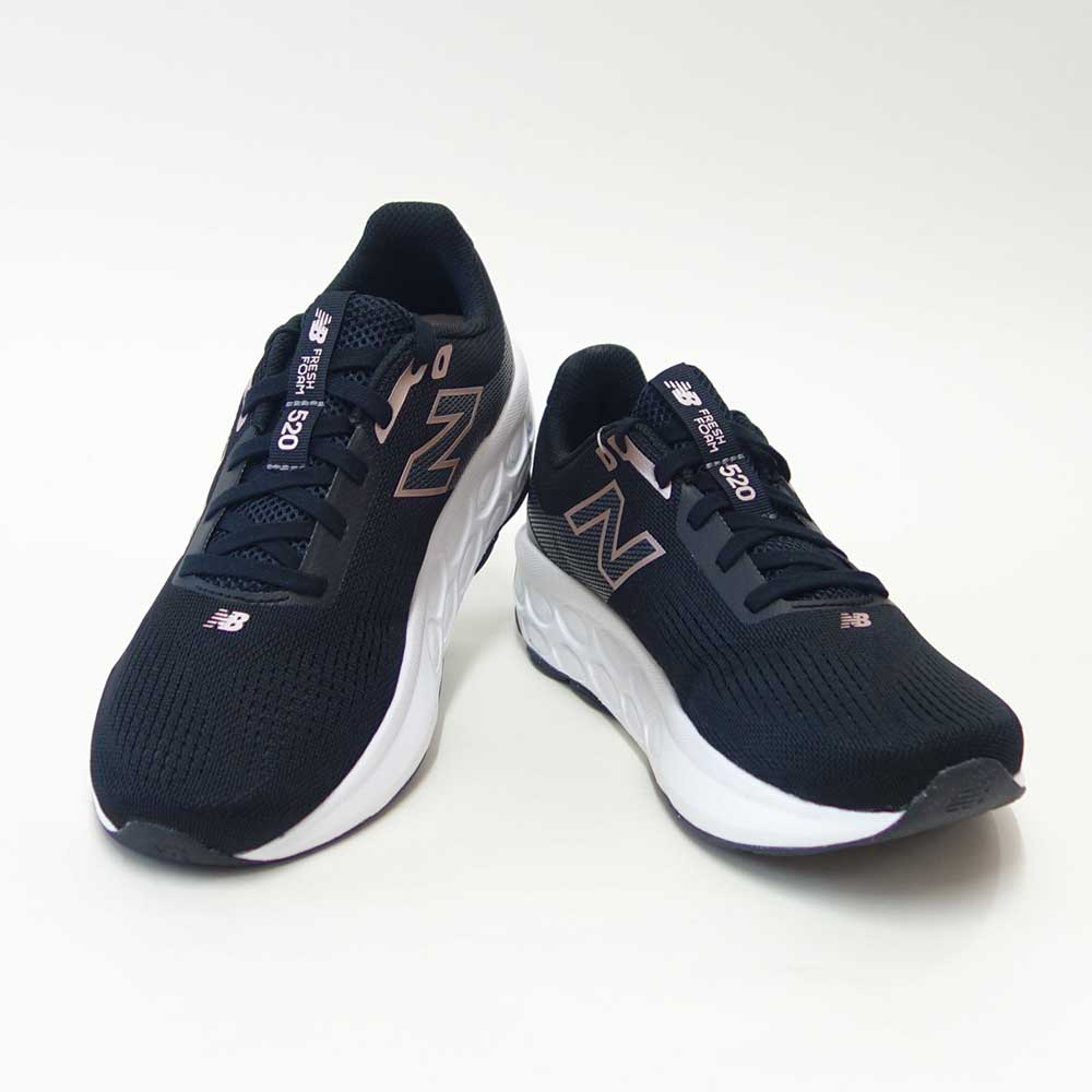 ニューバランスnewbalanceFreshFoam520v9ブラック/ホワイトw520lk9（レディース）スニーカーウォーキングジョギングEE2E軽量「靴」