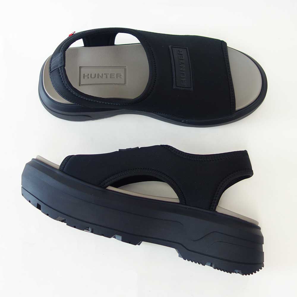 ハンターHUNTERWFF3121NEOBLK（レディース）シティリベルネオプレーンサンダル（カラー：ブラック）コンフォートサンダル厚底「靴」