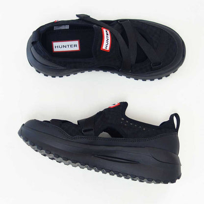 ハンターHUNTERWFF3123MSH（レディース）レディーストラベルフローメリージェーントレーナー（カラー：ブラック）コンフォートシューズストレッチ「靴」