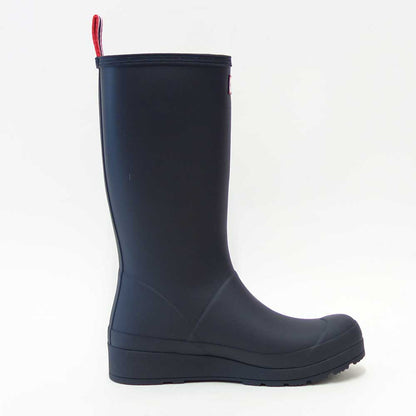 ハンターHUNTERWFT2007RMA（レディース）オリジナルプレイトールブーツ：ブラック防水スリッポンロングブーツ「靴」