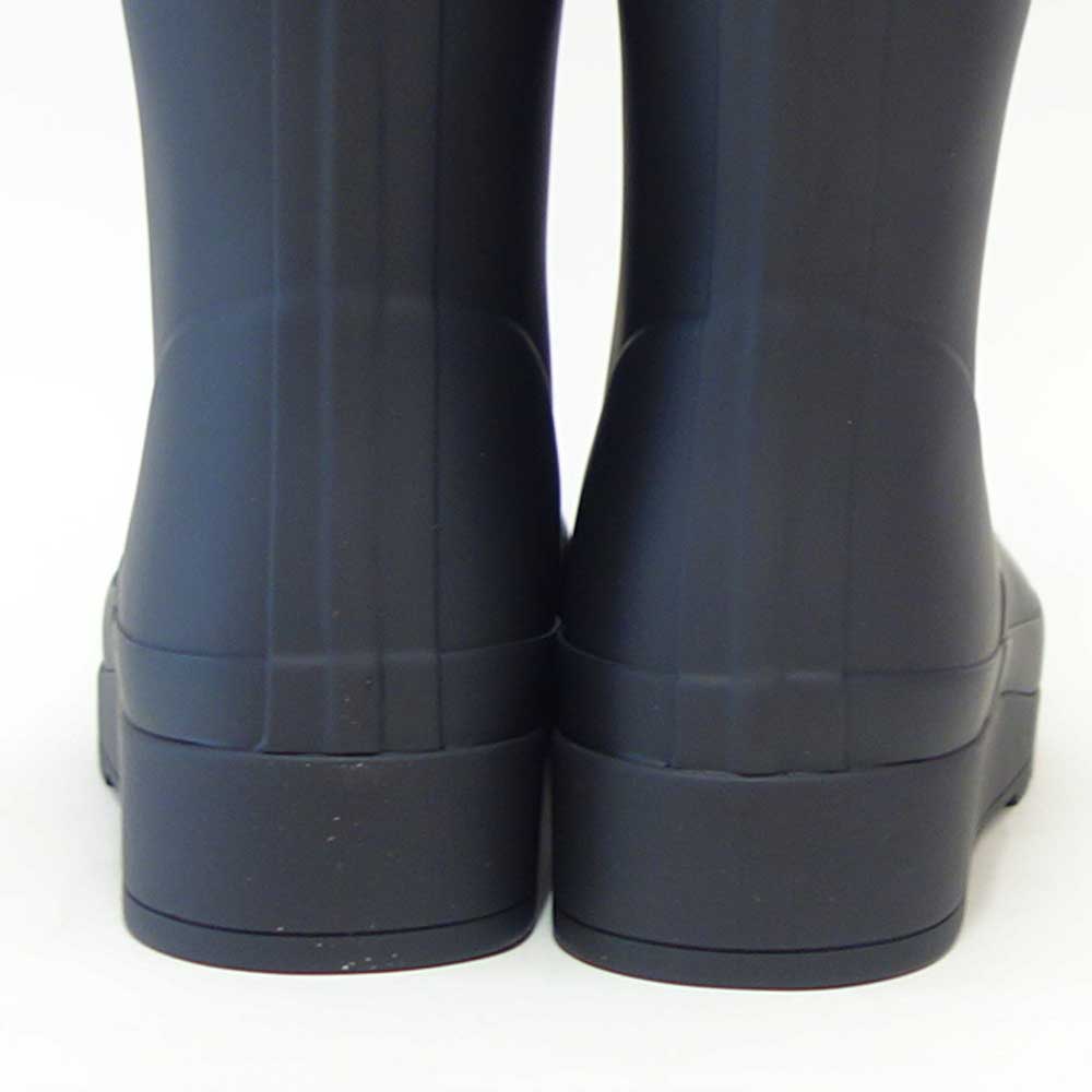 ハンターHUNTERWFT2007RMA（レディース）オリジナルプレイトールブーツ：ブラック防水スリッポンロングブーツ「靴」