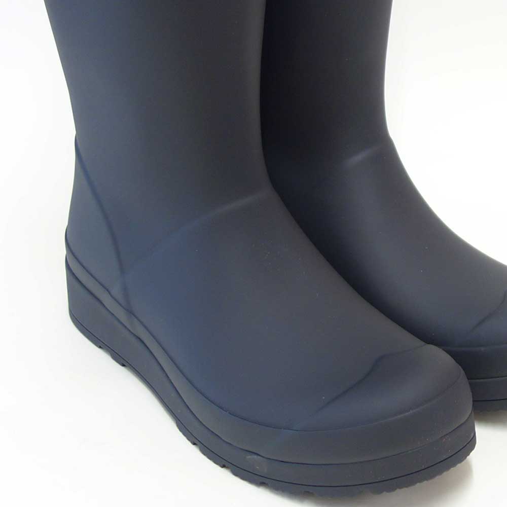 ハンターHUNTERWFT2007RMA（レディース）オリジナルプレイトールブーツ：ブラック防水スリッポンロングブーツ「靴」