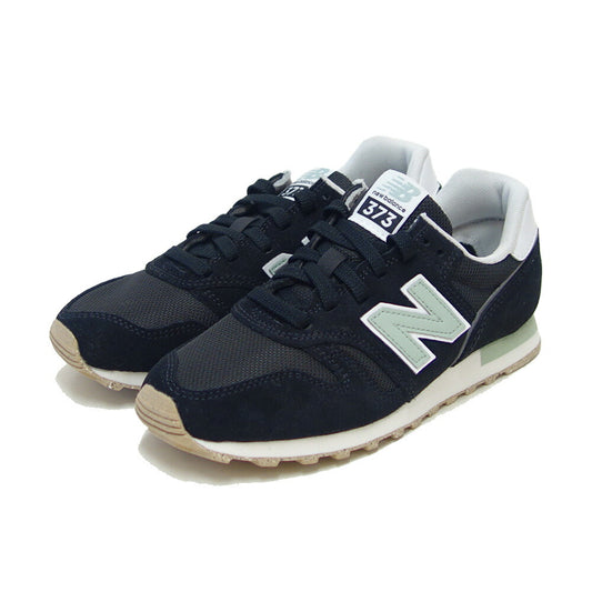 newbalanceニューバランスWL373XB2BLACK/BLUE（レディース）スニーカーランニングシューズウォーキングライフスタイルスエードメッシュ「靴」