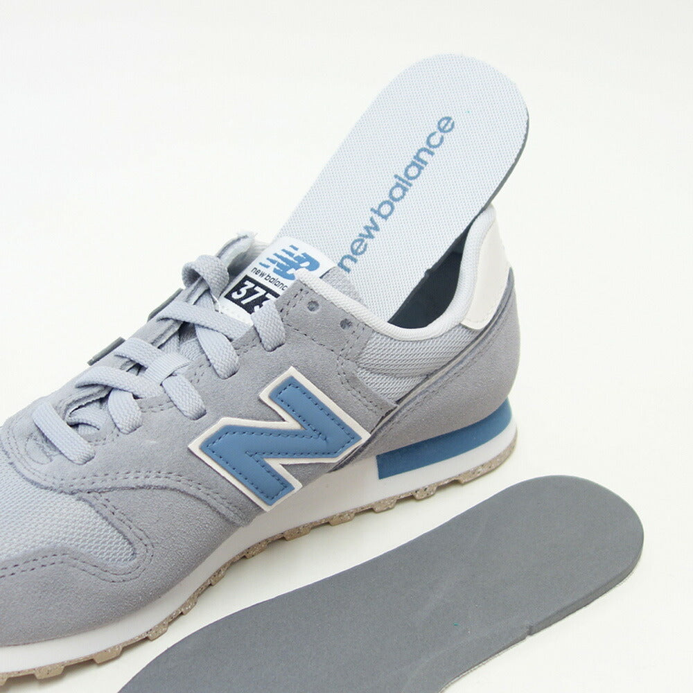 newbalanceニューバランスWL373XD2GRAY/BLUE（レディース）スニーカーランニングシューズウォーキングライフスタイルスエードメッシュ「靴」