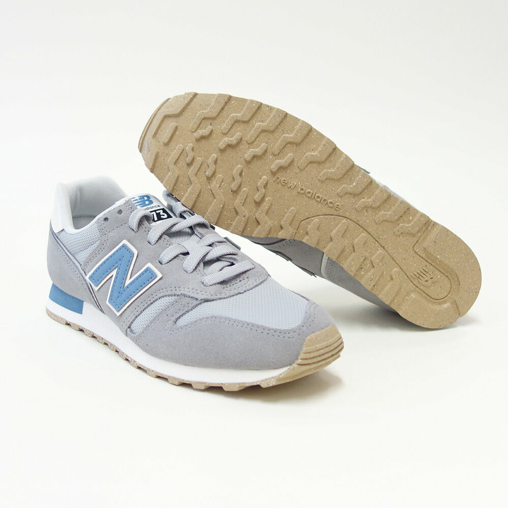 newbalanceニューバランスWL373XD2GRAY/BLUE（レディース）スニーカーランニングシューズウォーキングライフスタイルスエードメッシュ「靴」