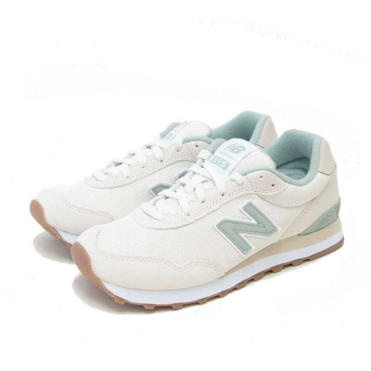 newbalanceニューバランスWL515SGMオフホワイト/グリーン（レディース）スニーカーランニングシューズウォーキングライフスタイルスエード「靴」