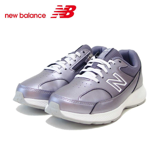 newbalanceニューバランスWW363SI8パープルメタリック（レディース）2E幅ゆったりフィットのウォーキングシューズサイドファスナー付き「靴」