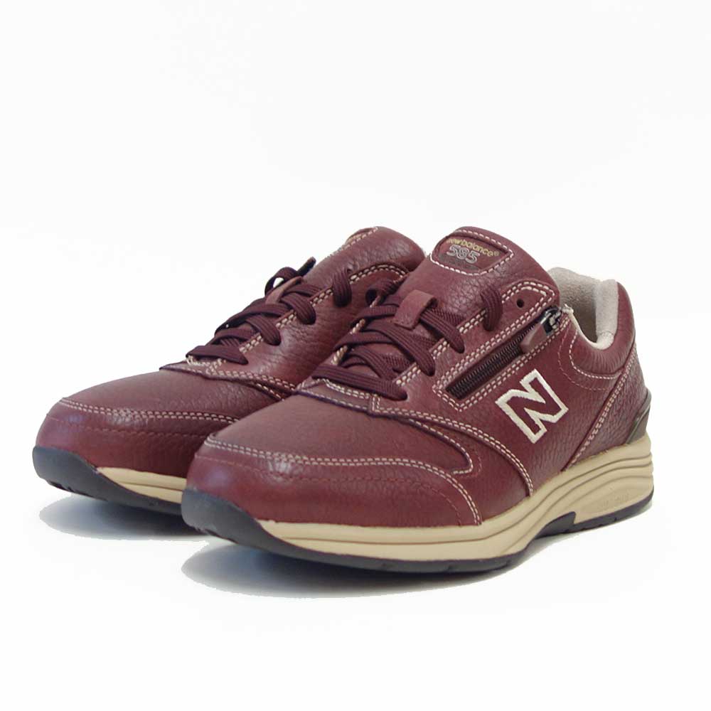 ニューバランスnewbalanceWW585BBビターブラウン（レディース）4E天然皮革ウォーキングフィットネス旅行コンフォート「靴」