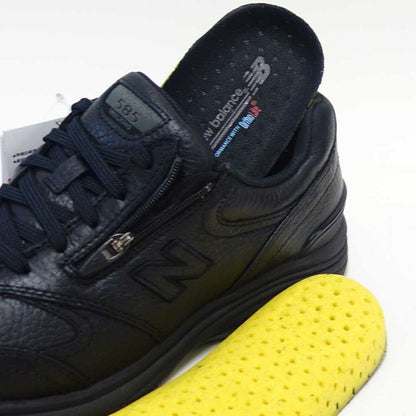 ニューバランスnewbalanceWW585BKブラック（レディース）4E天然皮革ウォーキングフィットネス旅行コンフォート「靴」