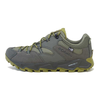 Columbia コロンビア YI0238（カラー：Stone Green Mossy Green） セイバー シックス ロー アウトドライ ワイド 幅広（メンズ） 防水スニーカー 「靴」