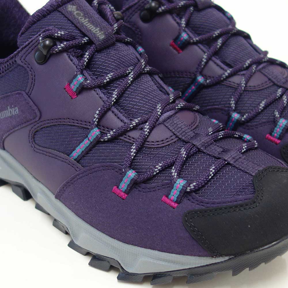 ColumbiaコロンビアYK5037（カラー：DarkPlum）セイバーシックスローアウトドライワイド幅広（レディース）防水スニーカー「靴」