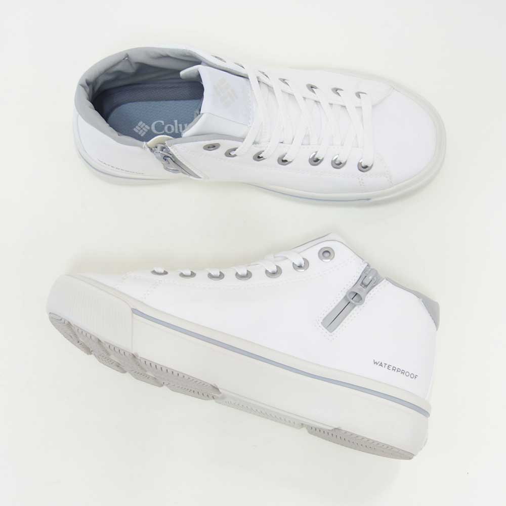 ColumbiaコロンビアYU7030（カラー：White）ホーソンレインミッドウォータープルーフ（ユニセックス）防水スニーカー「靴」