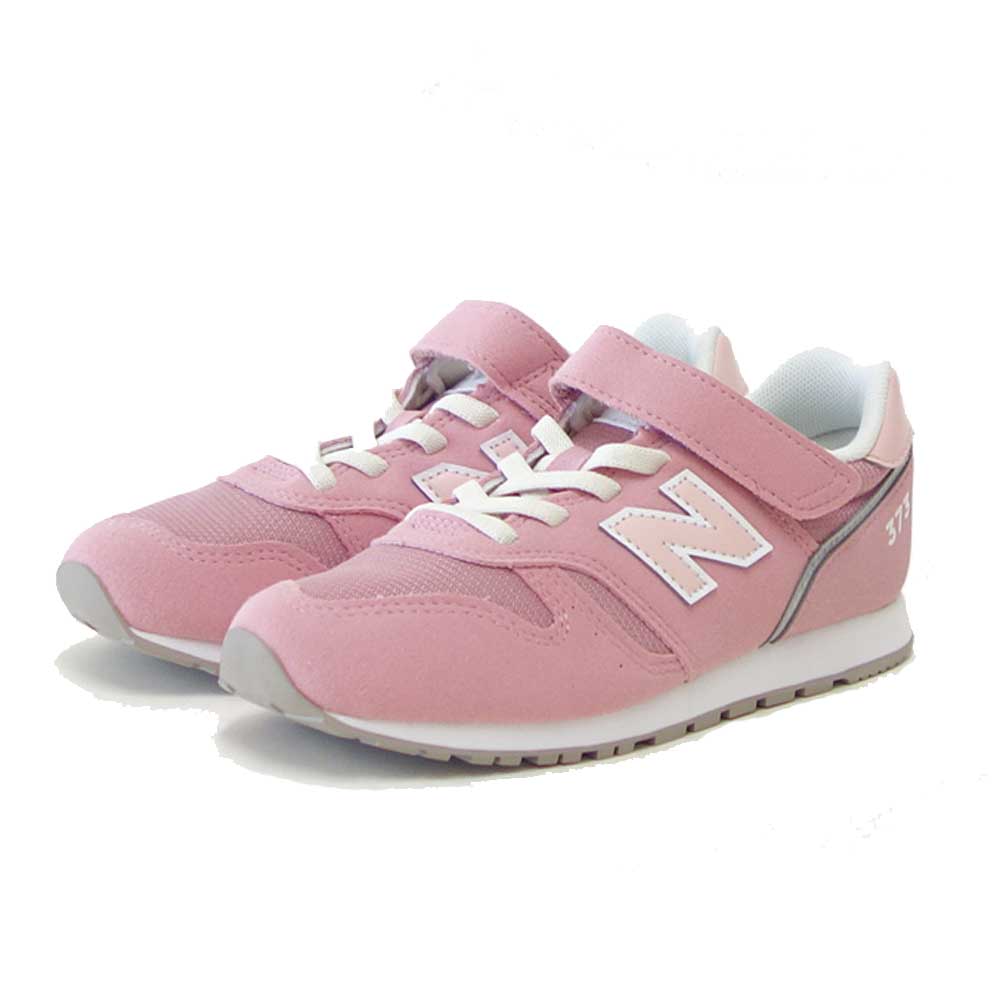 ニューバランスnewbalanceYV373TJ2ピンク（キッズスニーカー）マジックテープスニーカージュニア「靴」