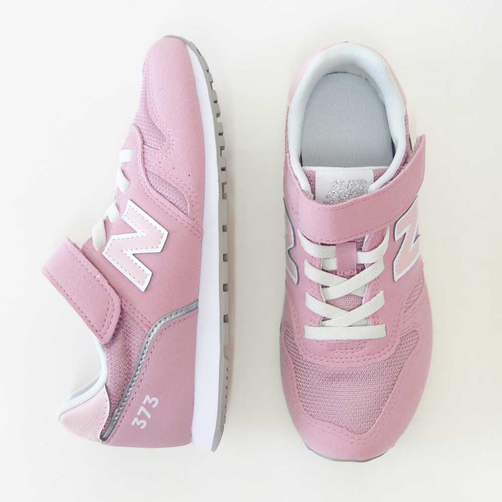 ニューバランスnewbalanceYV373TJ2ピンク（キッズスニーカー）マジックテープスニーカージュニア「靴」