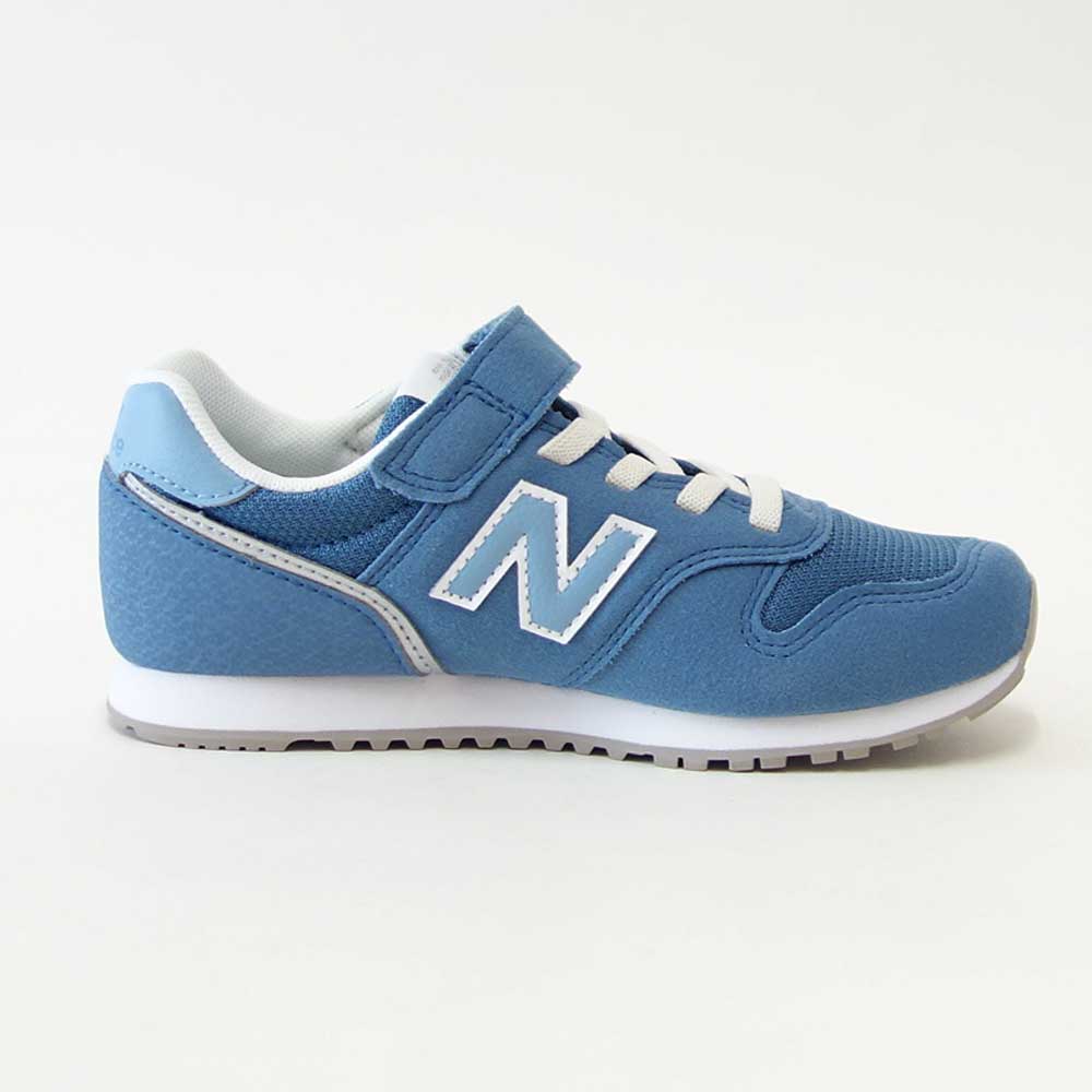 ニューバランスnewbalanceYV373TK2ブルー（キッズスニーカー）マジックテープスニーカージュニア「靴」