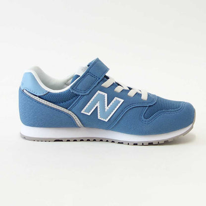 ニューバランスnewbalanceYV373TK2ブルー（キッズスニーカー）マジックテープスニーカージュニア「靴」