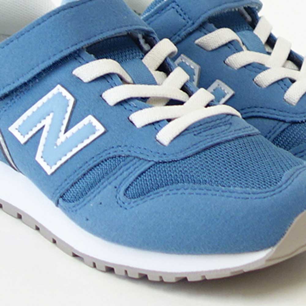 ニューバランスnewbalanceYV373TK2ブルー（キッズスニーカー）マジックテープスニーカージュニア「靴」