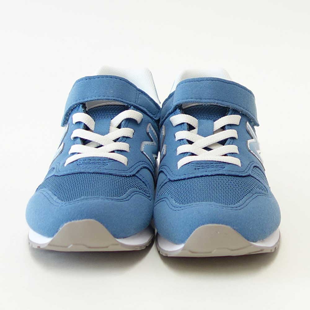 ニューバランスnewbalanceYV373TK2ブルー（キッズスニーカー）マジックテープスニーカージュニア「靴」