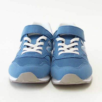 ニューバランスnewbalanceYV373TK2ブルー（キッズスニーカー）マジックテープスニーカージュニア「靴」
