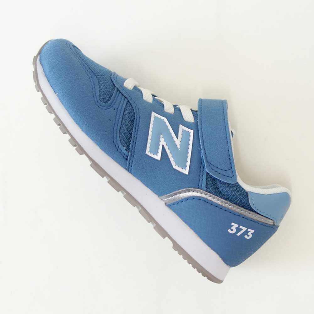 ニューバランスnewbalanceYV373TK2ブルー（キッズスニーカー）マジックテープスニーカージュニア「靴」
