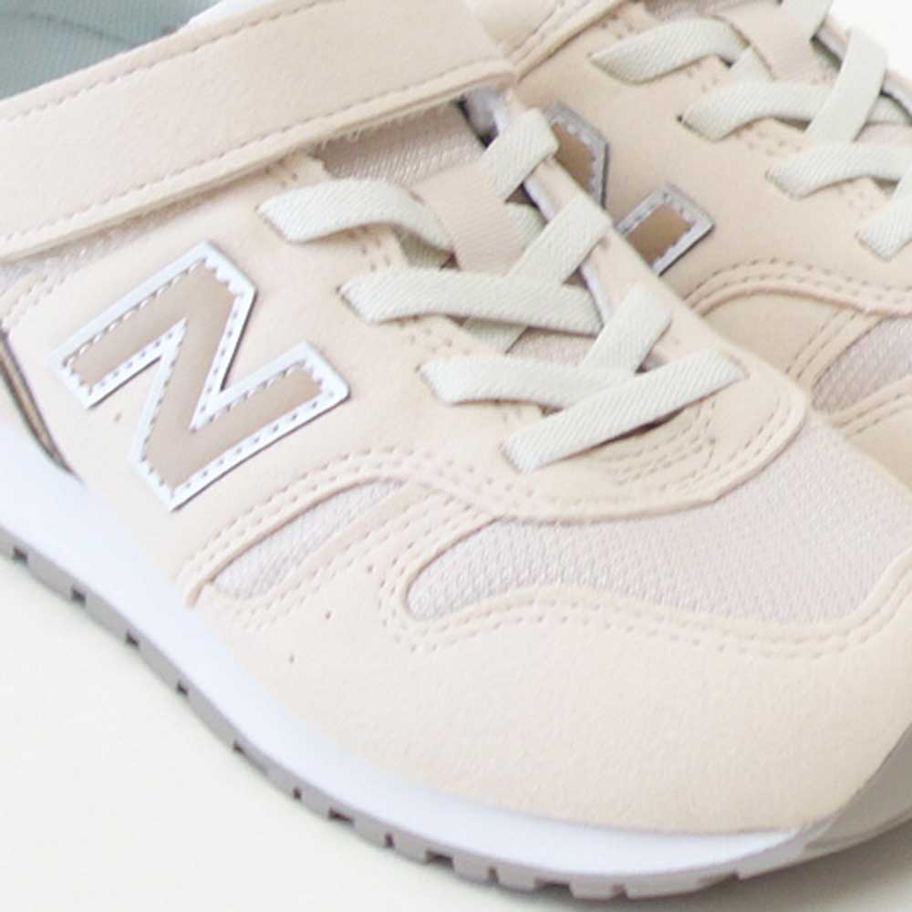 ニューバランスnewbalanceYV373TM2ベージュ（キッズスニーカー）マジックテープスニーカージュニア「靴」