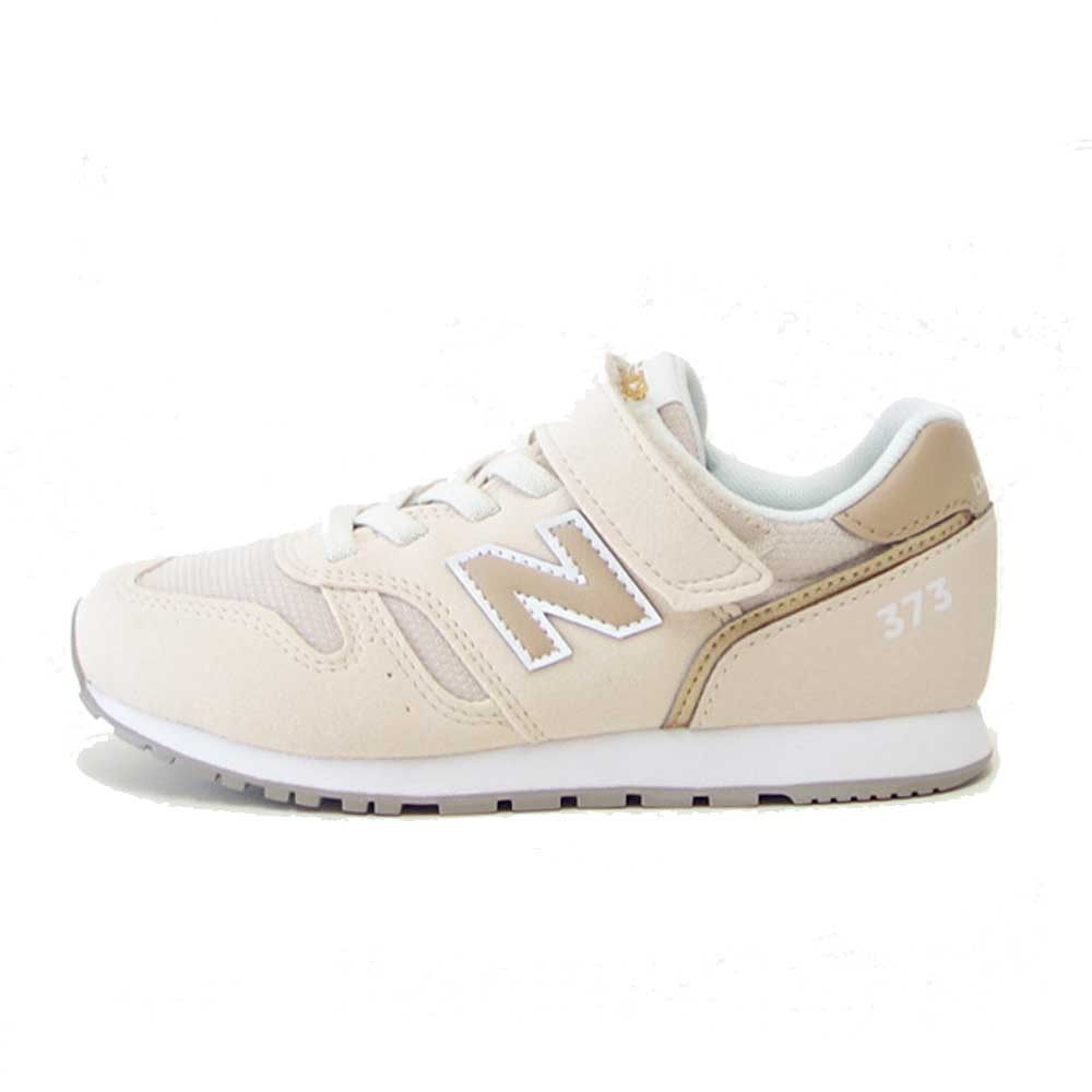 ニューバランス new balance  YV373TM2 ベージュ（キッズ スニーカー）  マジックテープ スニーカー ジュニア「靴」