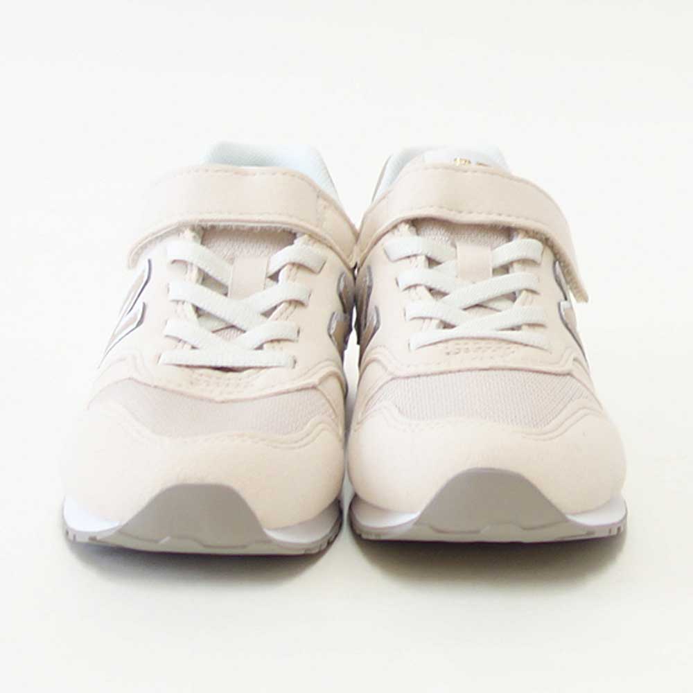 ニューバランスnewbalanceYV373TM2ベージュ（キッズスニーカー）マジックテープスニーカージュニア「靴」