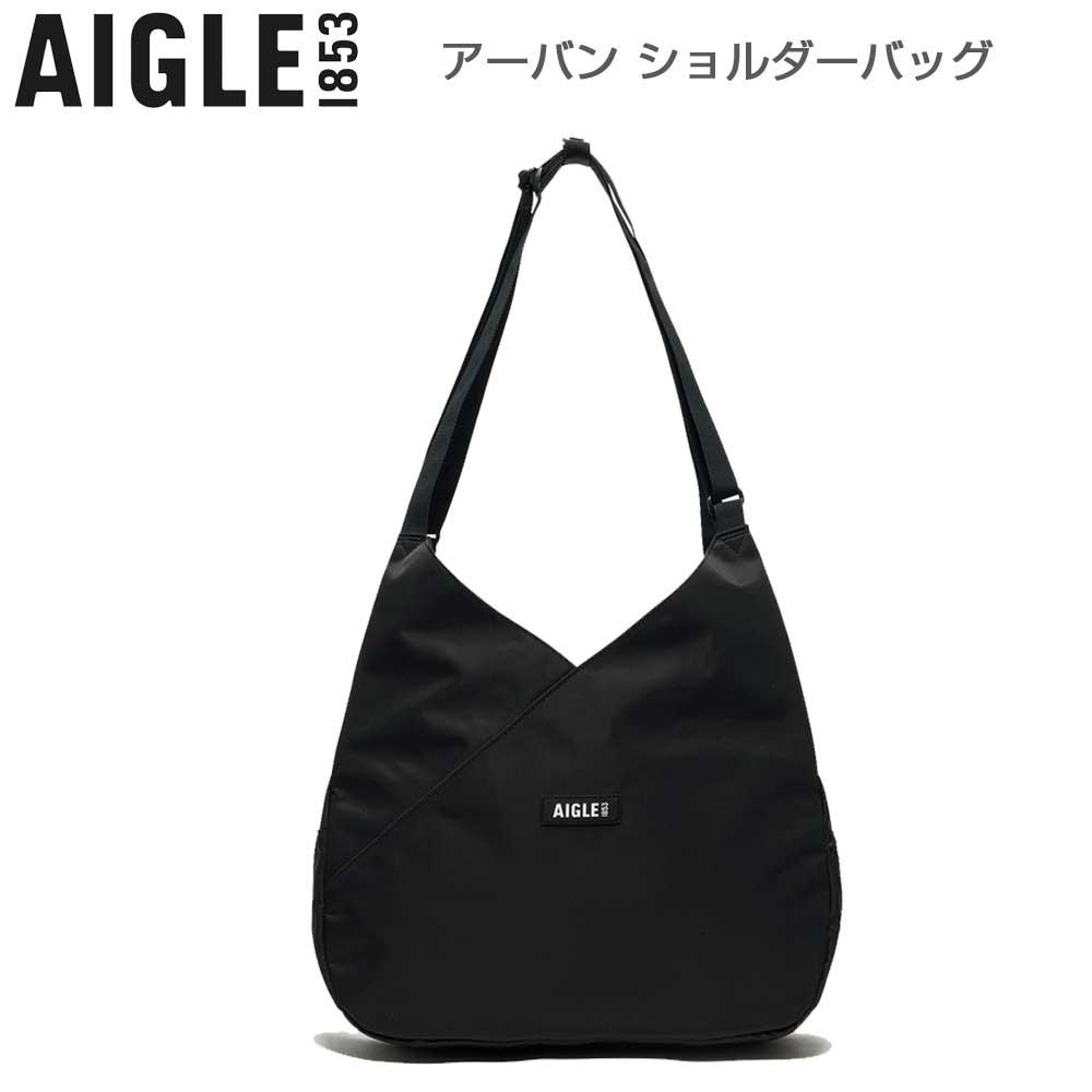 エーグルAIGLEZNHBN06アーバンショルダーバッグ10Lカラー：ノワール(001)リサイクルナイロV字型バッグ